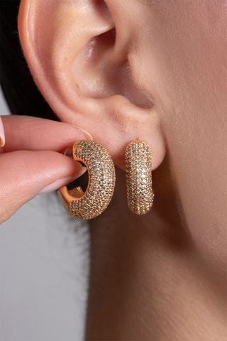 Orecchini a cerchio - Dorato