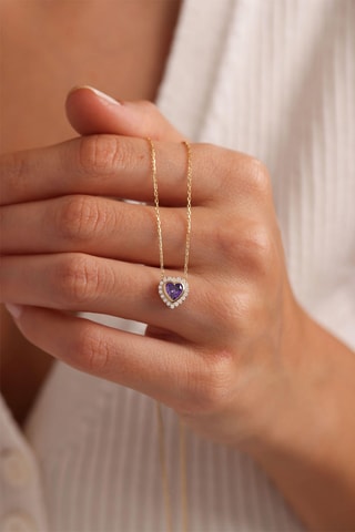 Collier - Doré et blanc