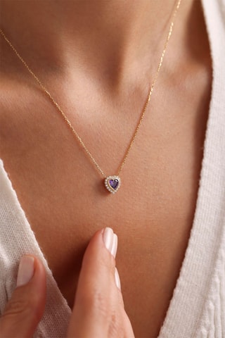 Collier - Doré et blanc