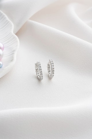 Orecchini a cerchio - Argentato