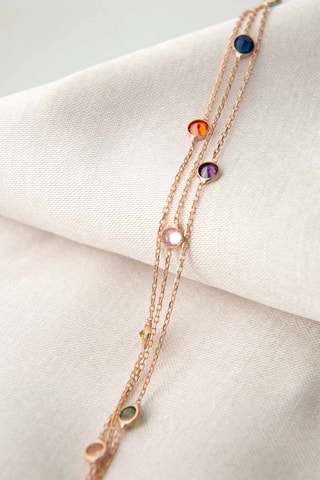 Bracelet - Doré rose et orange