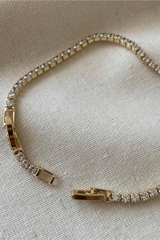 Bracelet - Doré et blanc