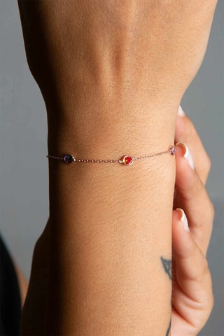 Bracelet - Doré rose et orange