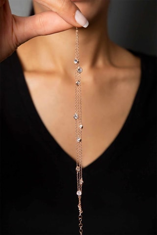 Bracelet - Doré rose et blanc