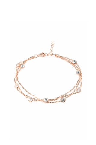 Bracelet - Doré rose et blanc