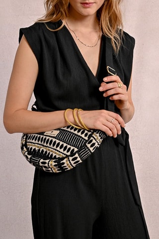 Marsupio - Beige e nero