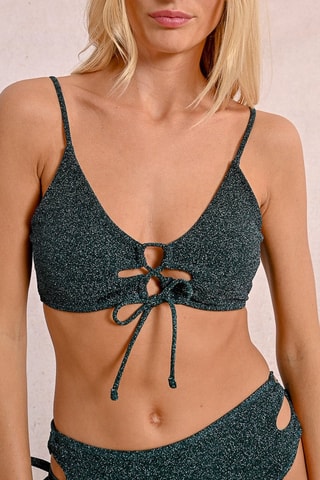 Reggiseno e slip - Verde scuro