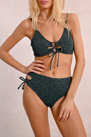 Reggiseno e slip - Verde scuro