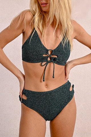 Reggiseno e slip - Verde scuro