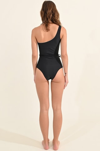 Costume intero asimmetrico - Nero - Molly Bracken