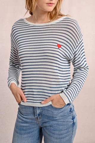 Maglia - Bianco e navy