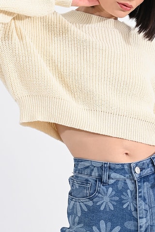 Maglia corta - Bianco - Lili Sidonio