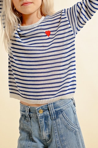 Maglia - Bianco e navy