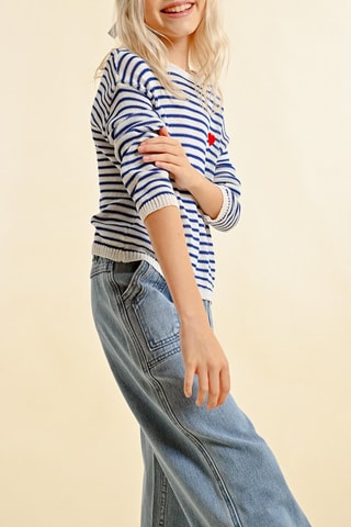 Maglia - Bianco e navy