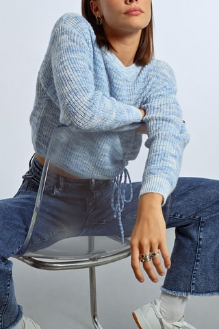 Maglia - Celeste melange