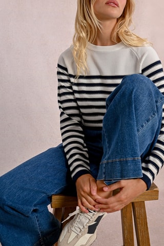 Maglia - Bianco e navy