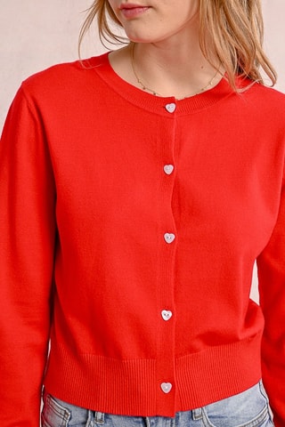 Cardigan - Rosso