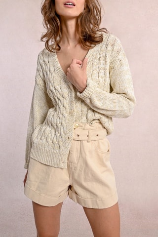Cardigan - Ecrù melange