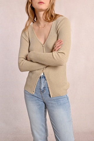 Cardigan - Beige
