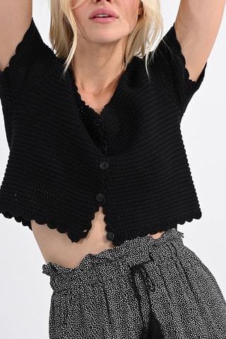 Cardigan - Nero - Molly Bracken