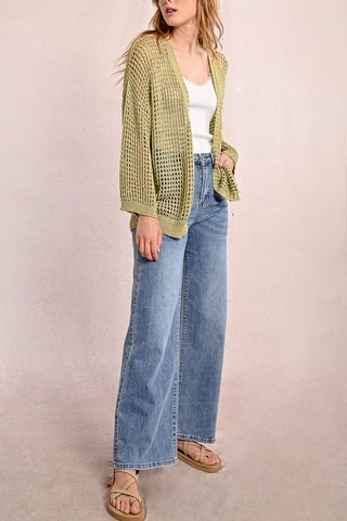 Casaco de malha - Verde-azeitona