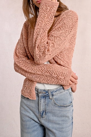 Casaco de malha - Rosa