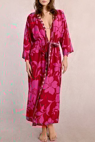 Kimono - Bordeaux e rosso
