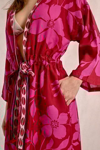 Kimono - Bordeaux e rosso