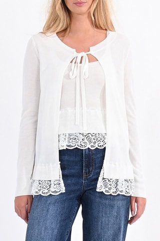 Cardigan - Bianco - Molly Bracken