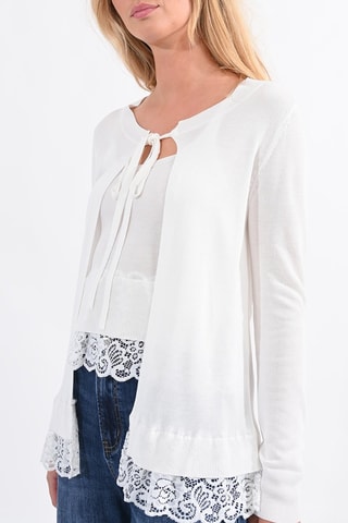Cardigan - Bianco - Molly Bracken