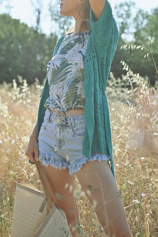 Cardigan - Verde chiaro