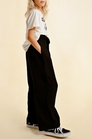 Pantaloni a vita alta - Nero