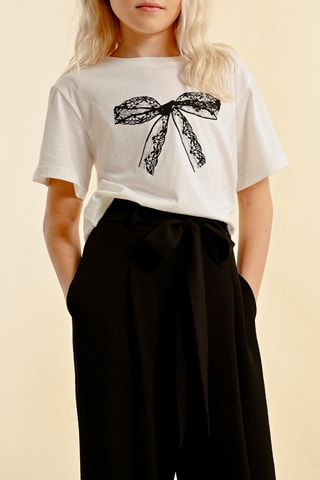 Pantaloni a vita alta - Nero