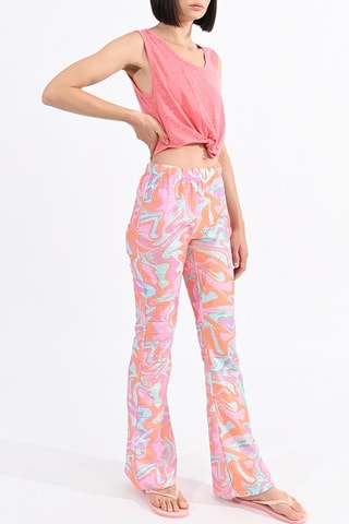 Pantaloni - Arancione e verde acqua - Lili Sidonio