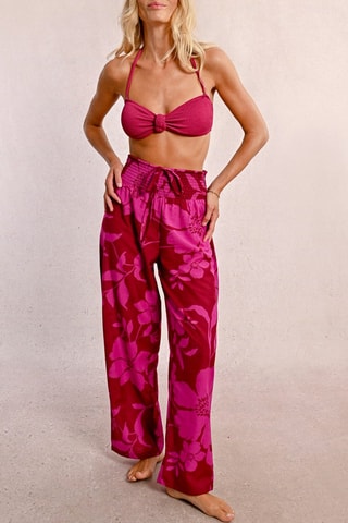 Pantaloni - Rosso e fucsia