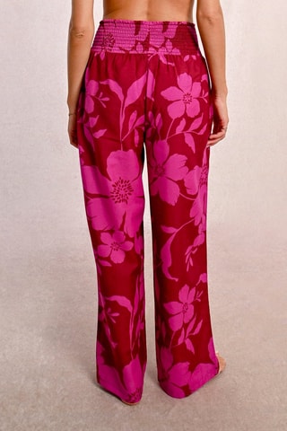 Pantaloni - Rosso e fucsia