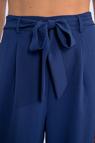 Pantaloni a vita alta - Navy