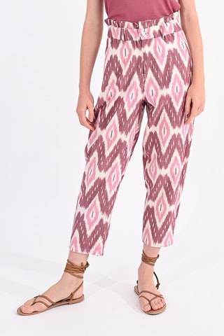 Pantaloni - Rosa cipria e bordeaux - Molly Bracken