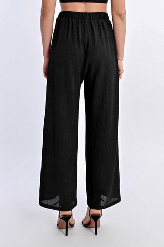 Pantaloni a vita alta - Nero