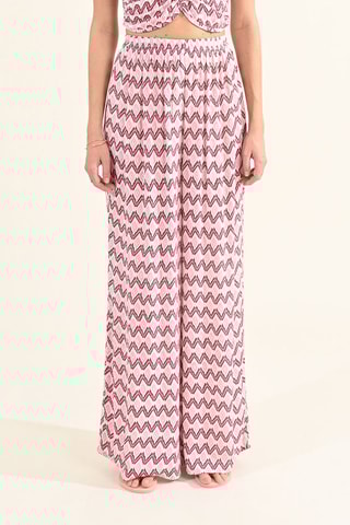 Pantaloni a vita alta - Rosa - Molly Bracken