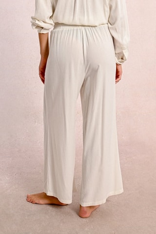 Pantaloni a vita alta - Bianco