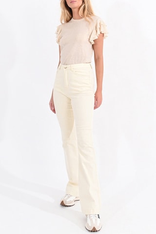 Jeans a vita alta - Bianco - Molly Bracken