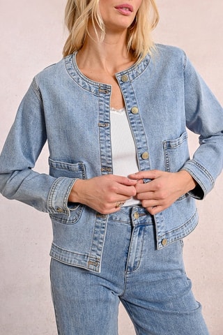 Giacca in jeans - Azzurro