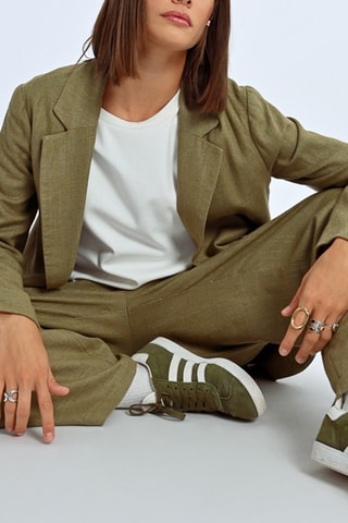 Giacca in lino - Kaki