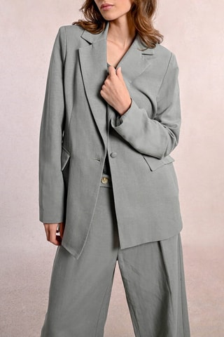 Giacca in lino - Verde