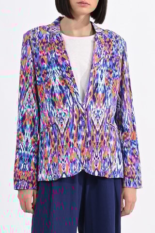 Giacca - Blu e arancione - Lili Sidonio