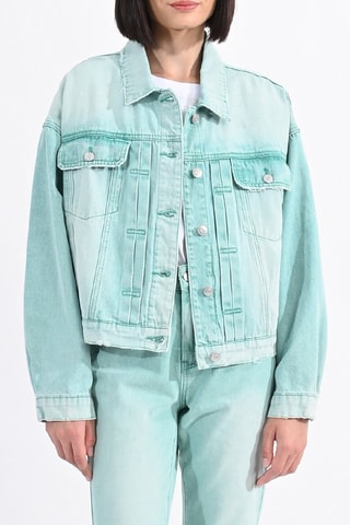 Giacca in jeans - Turchese - Lili Sidonio