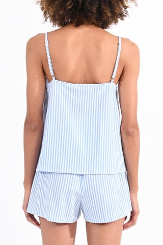 Canotta pigiama - Celeste - Molly Bracken