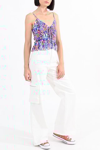 Top - Navy e arancione - Lili Sidonio