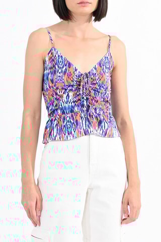 Top - Navy e arancione - Lili Sidonio